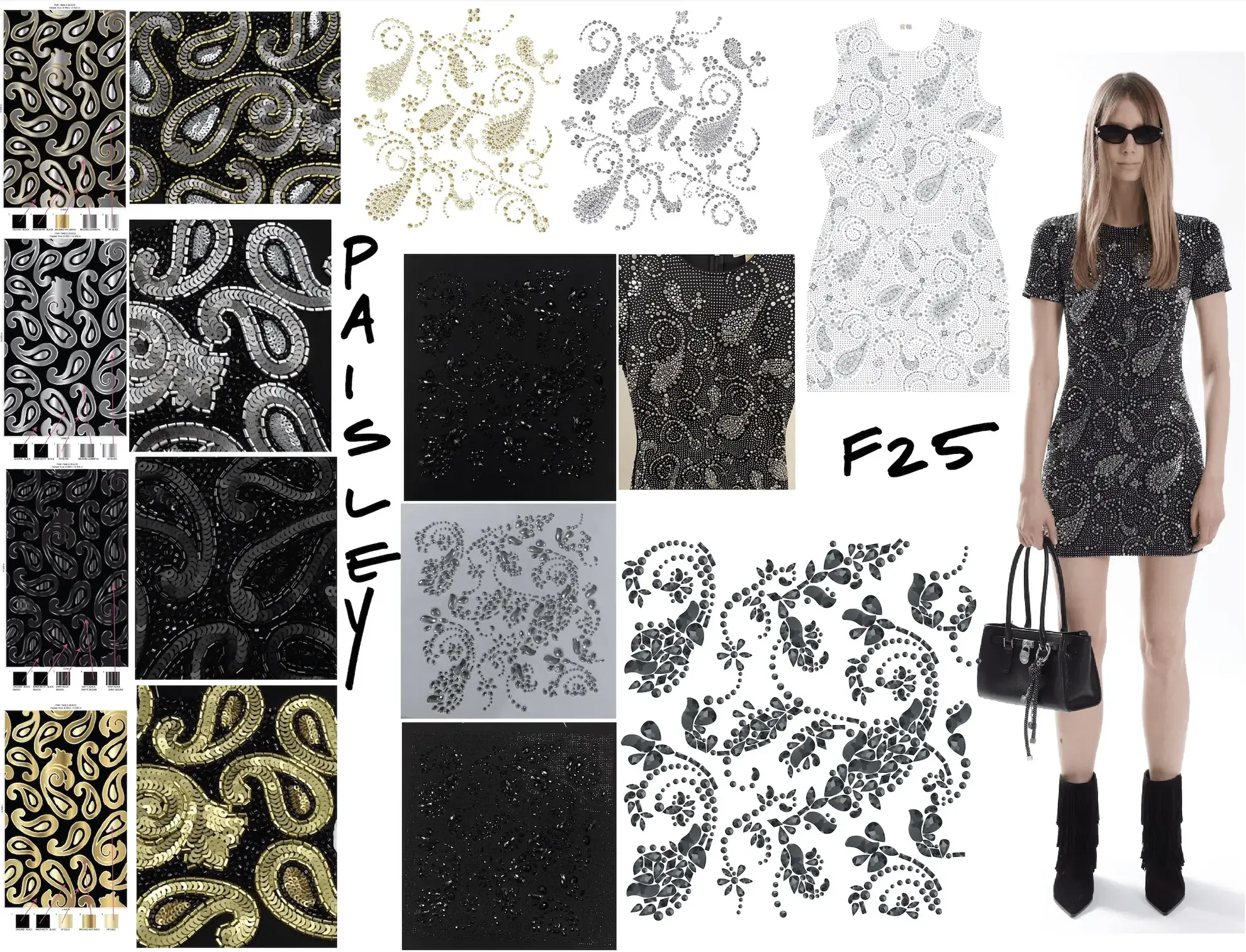Michael Kors Paisley collection development