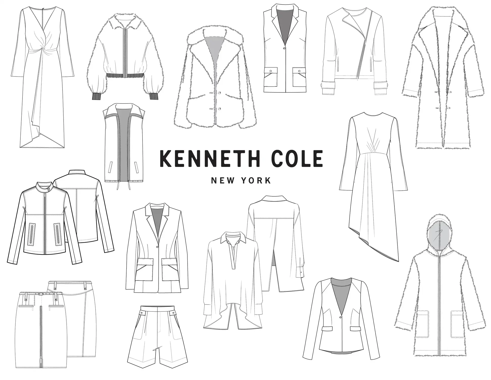 Kenneth Cole New York technical design collection