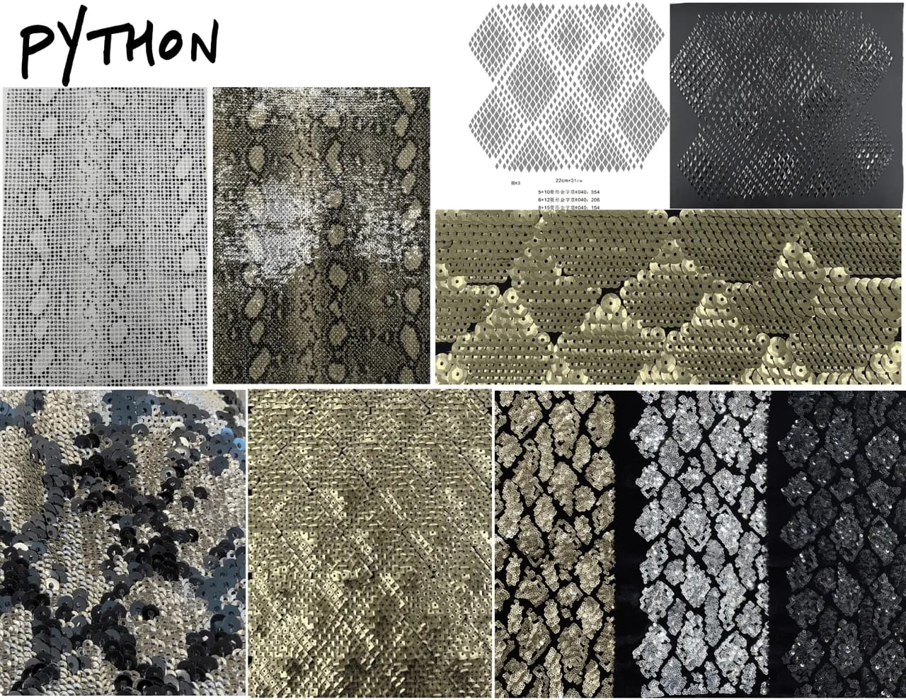 Michael Kors Python-inspired textile designs